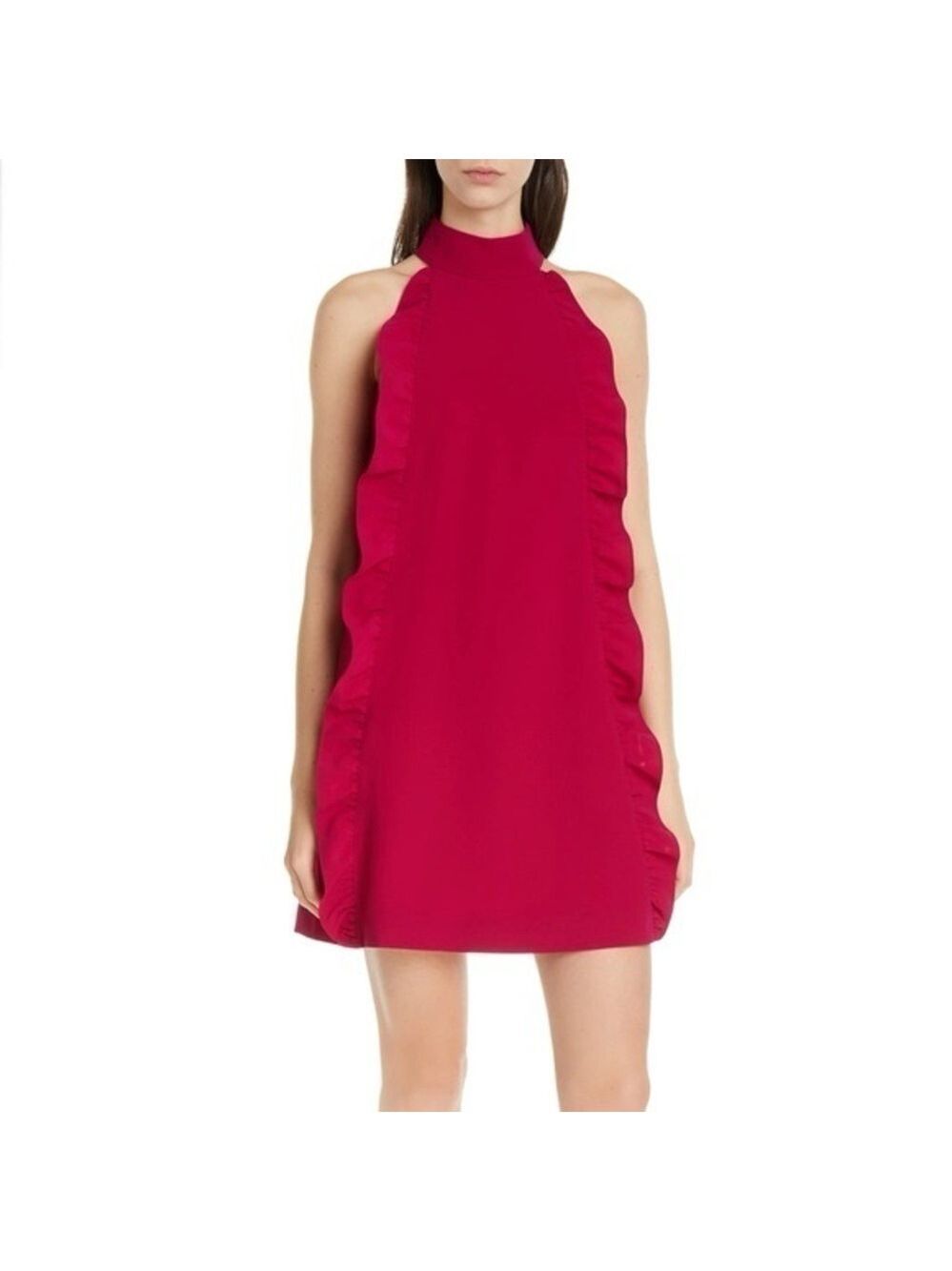 NWT TED BAKER LONDON Torriya Ruffle Tunic Dress SIZE 0/ US Size 2